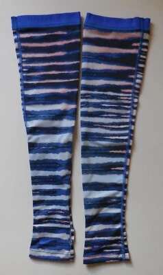 Nike Pro Tiger Print Arm Sleeves Women Royal Blue/Black/Sunblush M/L - Image 1 of 4