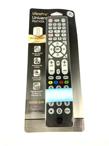 GE Ultra Pro - 8 Device -Fully Backlit Universal Remote Control - Black - 37123 - Picture 1 of 2
