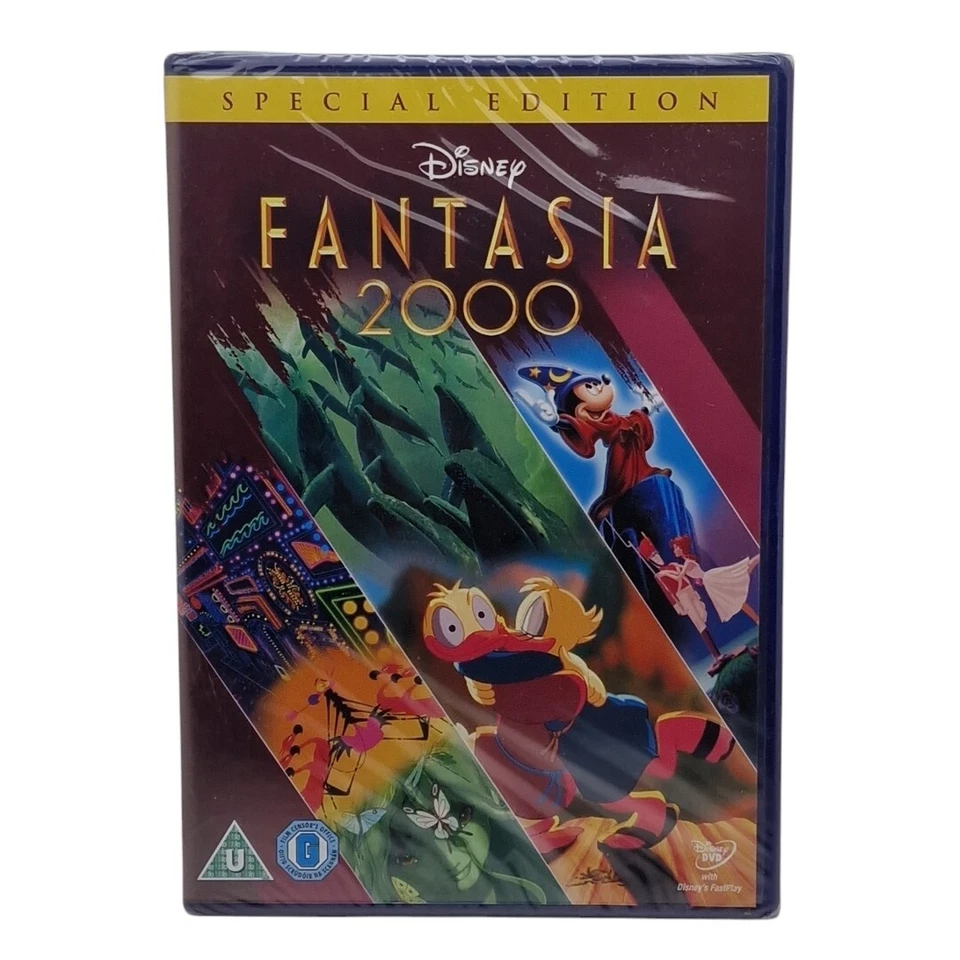 Fantasia 2000 (DVD, 2011) Region 2 PAL Cert U Walt Disney Studios BUA0159201 New - Image 1 of 4