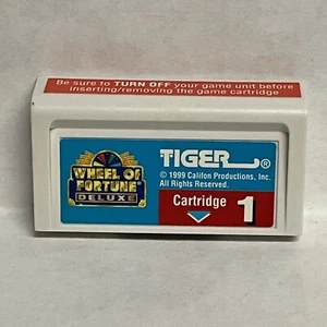 Vintage 1999 Tiger Electronics Wheel Of Fortune Hand Held Game Cartridge #1 - Picture 1 of 3