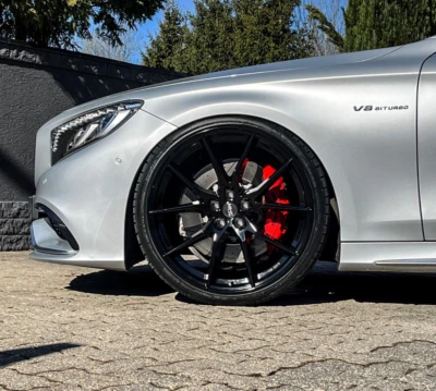 AL Winterräder 8+9x 19 Zoll 245/40+275/35 R19 + RDK Mercedes E43 E53 AMG ABE 2HT - Bild 1 von 4