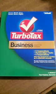 Turbotax 2005 Business (corporate) for Windows. Not for Mac. New. Genuine. - Picture 1 of 7