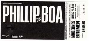 BOA, PHILLIP - 1998 - Ticket - Eintrittskarte - In Concert - Bremen - Picture 1 of 1