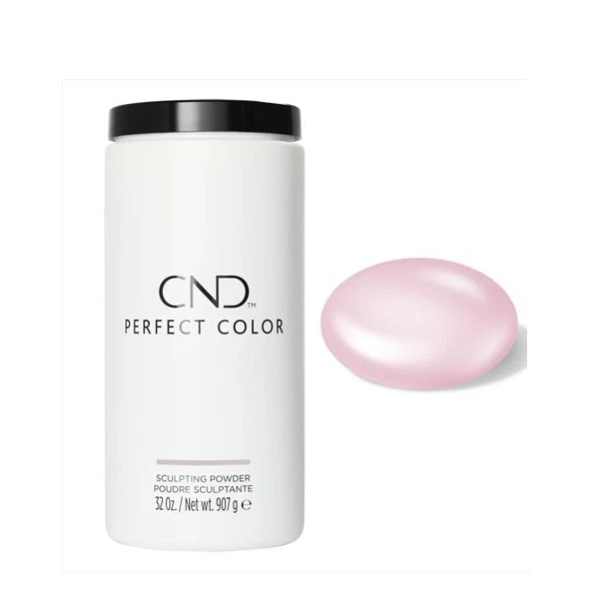 Polvo de escultura CND Perfect - rosa puro - transparente 32 oz. Foto 1 de 1