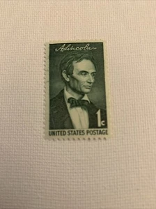 1959 Lincoln 1c green United States Postage Stamp (Never Used) - Picture 1 of 1