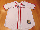 NEW MAJESTIC MLB COOPERSTOWN COLLECTION ST. LOUIS CARDINALS OZZIE SMITH JERSEY L