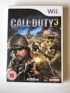 Nintendo Wii Game - Call of Duty 3 Complete Very Good - Picture 1 of 6