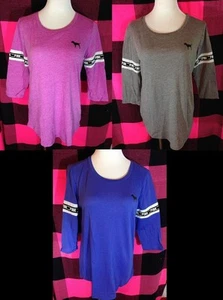 Camiseta Victoria's Secret ROSA Cuello Redondo Mediana M NUEVA - Imagen 1 de 6
