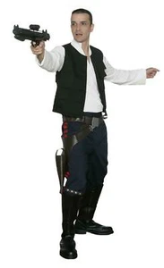 Star Wars Han Solo Costume New Hope Jacket Shirt Pants Film Set Quality from UK - Picture 1 of 1