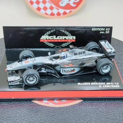MINICHAMPS 1/43 McLaren Mercedes MP 4/15 David Coulthard 530004302 - Image 1 of 4