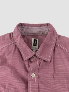 Howe Creative Workforce Mens Large Slim Fit Casual Shirt Short Sleeve Button Up - Picture 1 of 11