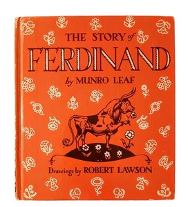 The Story Of Ferdinand Munro Leaf 1964 Hardcover Vintage Hardcover Caldecott - Imagen 1 de 9