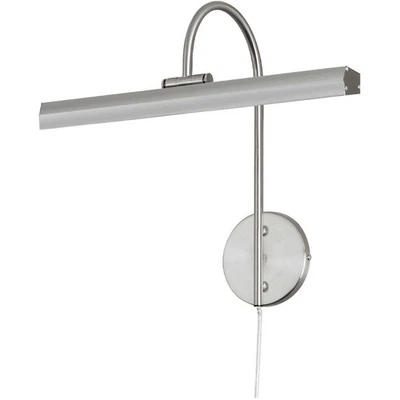 Luz de pantalla/imagen de exposición cromo satinado Dainolite Lighting PIC120-16LED-SC Foto 1 de 4