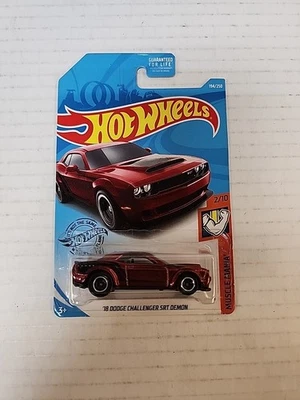 2017 Mattel Hot Wheels 18 Dodge Challenger SRT Demon Super Treasure Hunt - Image 1 of 4