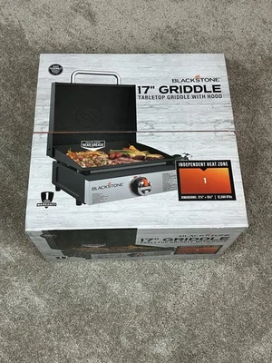 "Plancha de propano de mesa original de 17"" con capucha" Foto 1 de 2