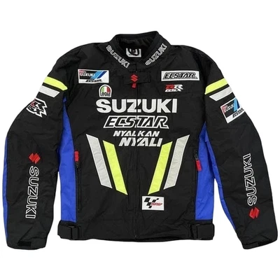 Chaqueta de motociclista de tela textil para todas las estaciones Suzuki Foto 1 de 4