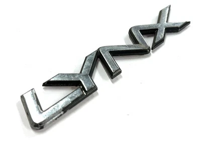 Placa de nombre de plástico Mercury OEM 1981-1987 Lynx Fender emblema lateral insignia logotipo Foto 1 de 4