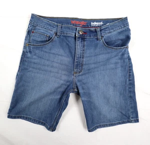 Wrangler Indigood Kids Boys 18 Husky Adjustable Waist Denim Blue Jeans Shorts - Picture 1 of 13