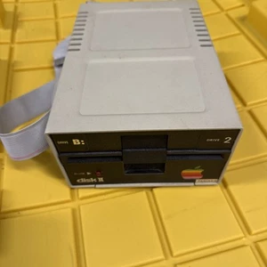 Vintage Apple Disk II A2M0003 5.25" Floppy Disk External Drive Excellent - Afbeelding 1 van 7