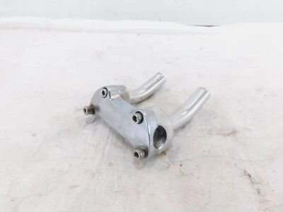 Harley Davidson Sportster 883 & 1200 & Dyna Chrome Handlebar Bar Riser Clamps - Image 1 of 4