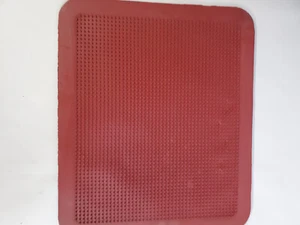 generic rubber floor mats red vintage - Picture 1 of 6