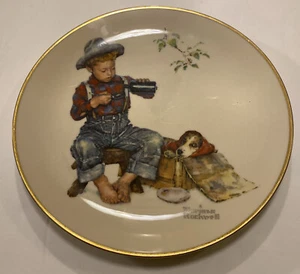 1971 Limited Edition, The Mysterious Malady Plate Norman Rockwell - Picture 1 of 3