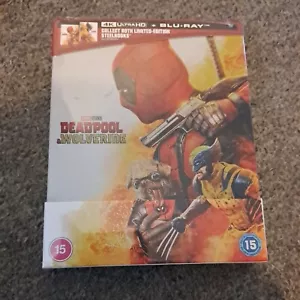 Deadpool und Wolverine 4K UHD Blu Ray Steelbook UK Edition Deadpool Version  - Bild 1 von 6