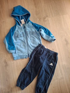 ADIDAS Jogginganzug Baby Jungs Gr. 86 baumwolle Sportanzug Set Hose Pullover - Bild 1 von 6