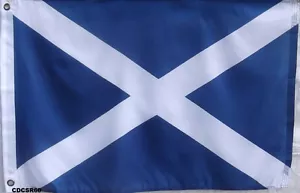 2 X 3 BANDIERA ST ANDREWS - CROCE SANT ANDREWS BANNER SCOZIA - BLU E BIANCO - Foto 1 di 4