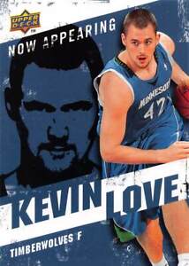 2009-10 Upper Deck Now Appearing #NA5 Kevin Love Minnesota Timberwolves 🔥🏀🔥
