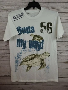 Men's Shirt Size Medium Playa Del Carmen Mexico T-Shirt Graphic "Outa My Way" - Picture 1 of 8
