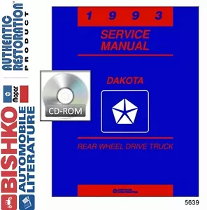 1993 Dodge Truck Dakota Shop Service Repair Manual CD - Picture 1 of 1