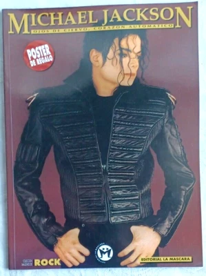 Michael Jackson Imagenes De Rock 1995 54 page book Spain W/POSTER NEW MINT Q2 - Image 1 of 2