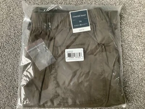 NWT Karen Scott Bermuda Size 14 High Rise Pacific Pine Comfort Waist Shorts - Picture 1 of 6