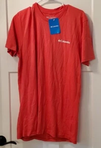 NWT Columbia Sportwear Men's Red T-Shirt Large - Picture 1 of 3