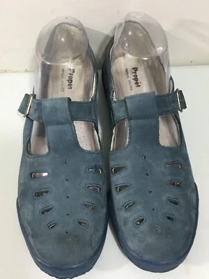 PROPET САНДАЛИИ ХОДУНКИ СИНИЙ ЗАМШЕВЫЙ MARY JANE SZ 8 B НОВЫЙ - Изображение 1 из 4