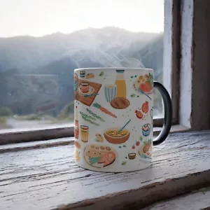 Food and Drink Coffee Mug, Heat Reactive, 11 oz Coffee Mug - Picture 1 of 8