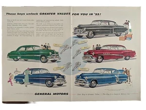 1952 General Motors Full Lineup, Cadillac, Chevrolet, Pontiac, Buick, Oldsmobile - Picture 1 of 1
