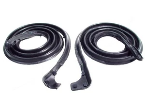 1966-1973 Jeep Commando & Jeepster new door weatherstrip seals, pair - Bild 1 von 1