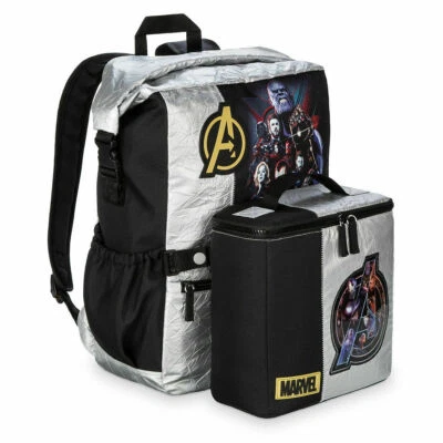 Disney Store Marvel Avengers Backpack & Lunch Tote Box Spiderman 2pc set NEW - Image 1 of 4