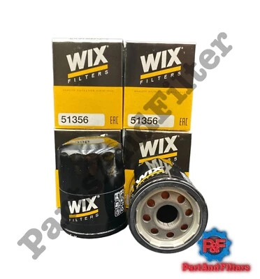 51356 Wix Oil Filter Polaris Fits RZR 570 800 900 1000 Turbo 08-19 (Pack of 4) - Image 1 of 2