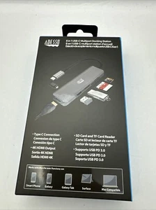 Adesso AUH-4020 6-in-1 USB-C Multiport Dockingstation Neu - Bild 1 von 10