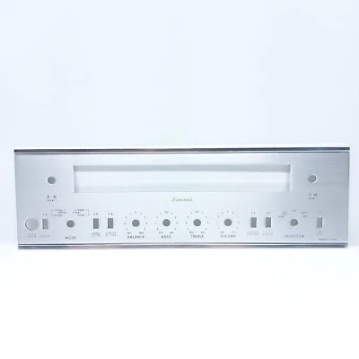 VINTAGE SANSUI 500 VACUUM TUBE RECEIVER FACEPLATE FACE FRONT PANEL STEREO PART - Image 1 of 4