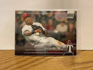 2022 Topps Stadium Club Chrome #113 Adrian Beltre Texas Rangers - Picture 1 of 2