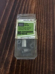 16 Vintage Sears Epansion Nuts For Masonry, 10-24, Holds 300 Pounds - Picture 1 of 4