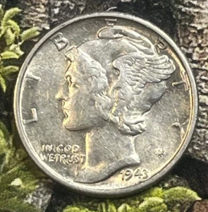 1943 S Winged Liberty or Mercury 90% Silver Dime - Picture 1 of 4