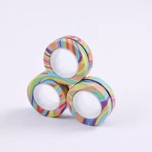 Sensorischer magnetischer Handschmeichlerring Stressabbau Spielzeug für Erwachsene & Kinder Angstfokus UK - Bild 1 von 6