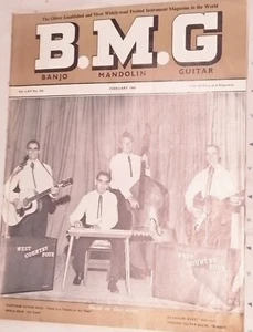Vintage Old Tune Magazine Music BMG Banjo Madolin Guitar Feb 1968 Instruments  - Picture 1 of 7