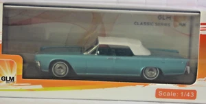 Modelli di francobolli GLM 1964 Lincoln Continental met. tetto chiuso regale turchese 1:43 - Foto 1 di 2