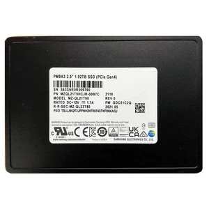 Original Samsung PM9A3 1.92TB SSD NVME PCIE 4.0 MZ-QL21T90 MZQL21T9HCJR-00A07 - Picture 1 of 1